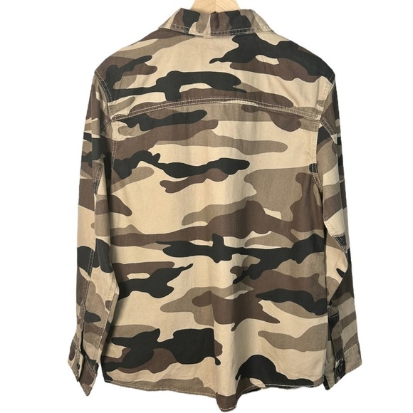 Buffalo David Bitton Jeremo Camo Button Down Long Sleeve Shirt Men's Small - Picture 13 of 15